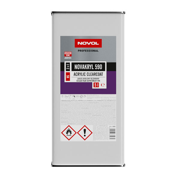 NOVAKRYL 590 - Kit Vernis Acrylique 5L + 2,5L Durcisseur - Cosmo Color